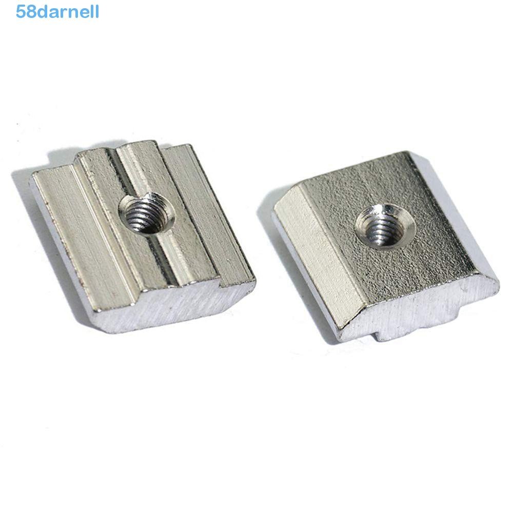 DARNELL Nuts M3 M4 M5 M6 Aluminum Profile Square T-Track Sliding For ...