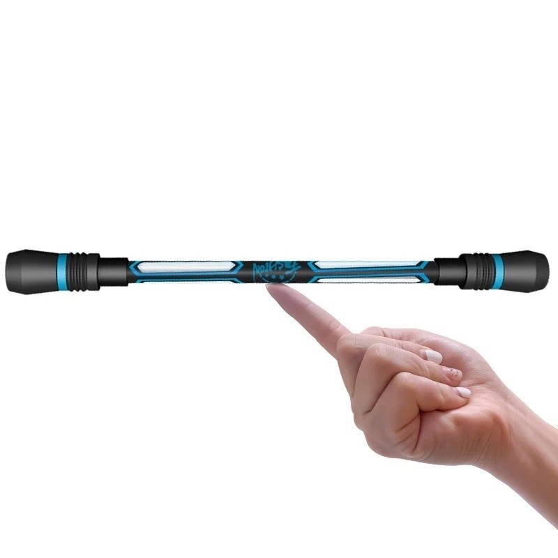 Eterspr 2 Stück Spinning Pen – Drehstift Für Fingerübungen, Stressabbau, Rutschfest, Schwarz & Weiß