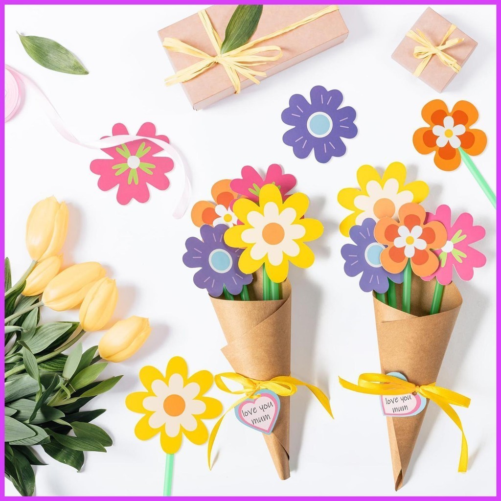 Flower Bouquet Craft Kit Floral Bouquet Craft Paper Paper Flower Arrangement Kit With Ribbon And