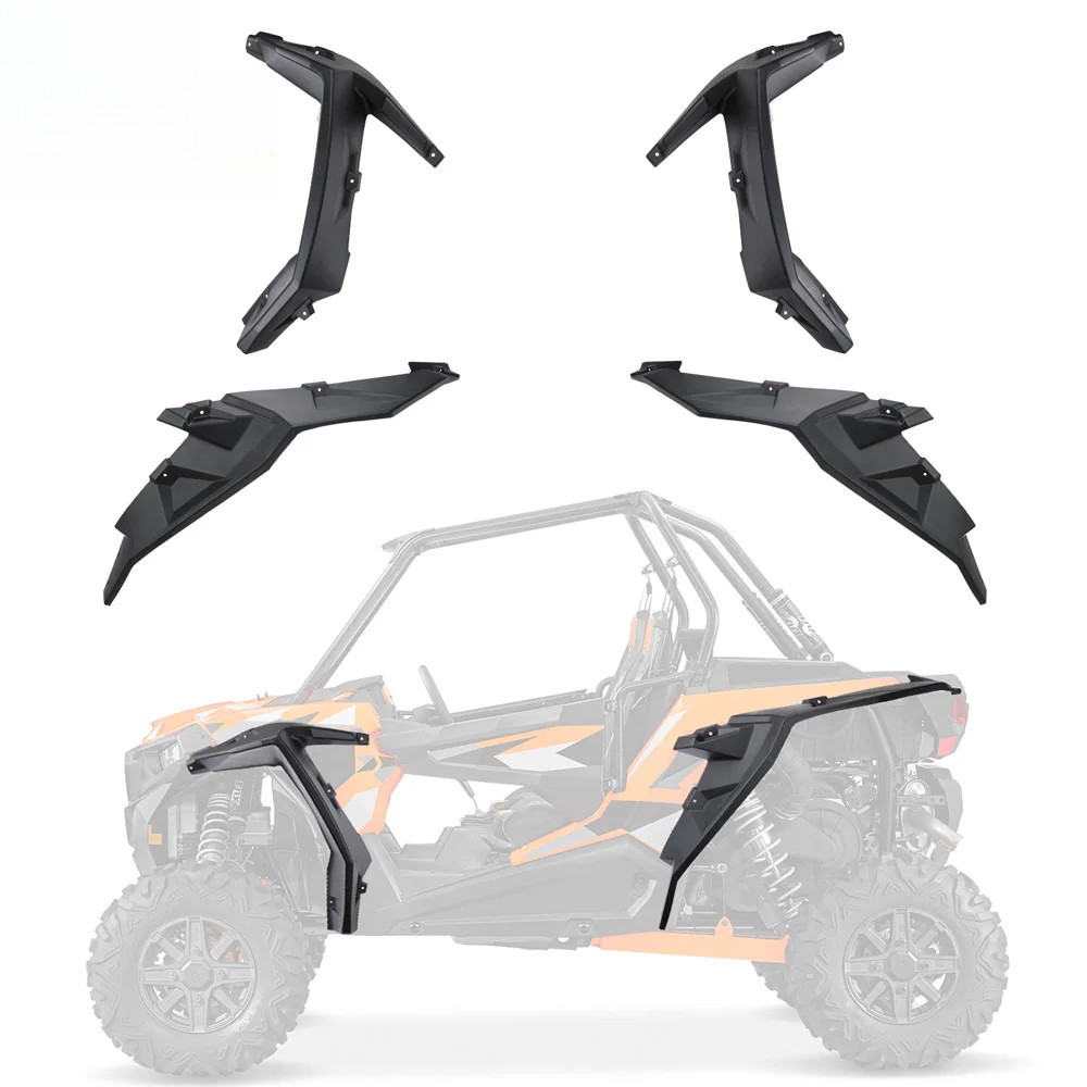 UTV Super Extended Fender Flares Mud Guards RZR Compatible with Polaris ...