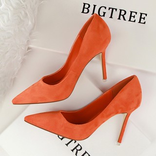 Bigtree High Heels 516-1 Korean Version Fashion Simple Stiletto Shallow ...