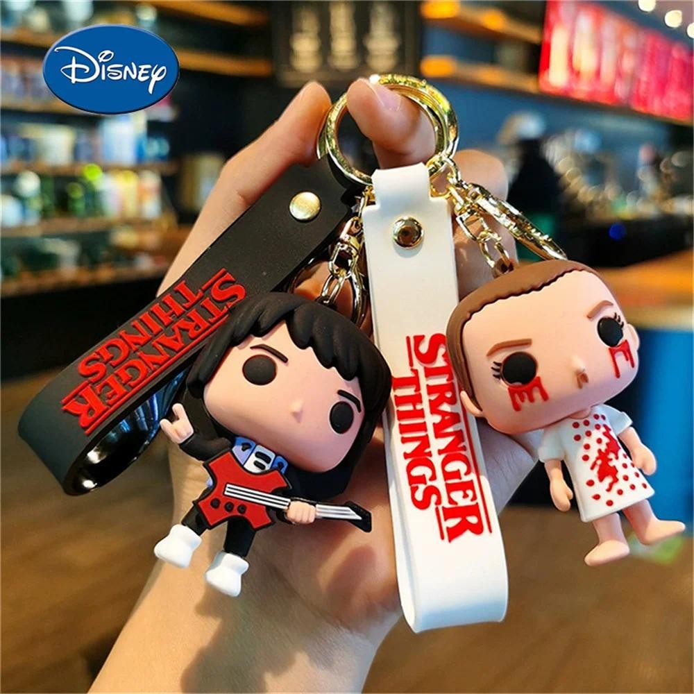 Stranger Things Cartoon Keychain Creative Car Accessories Stranger ...