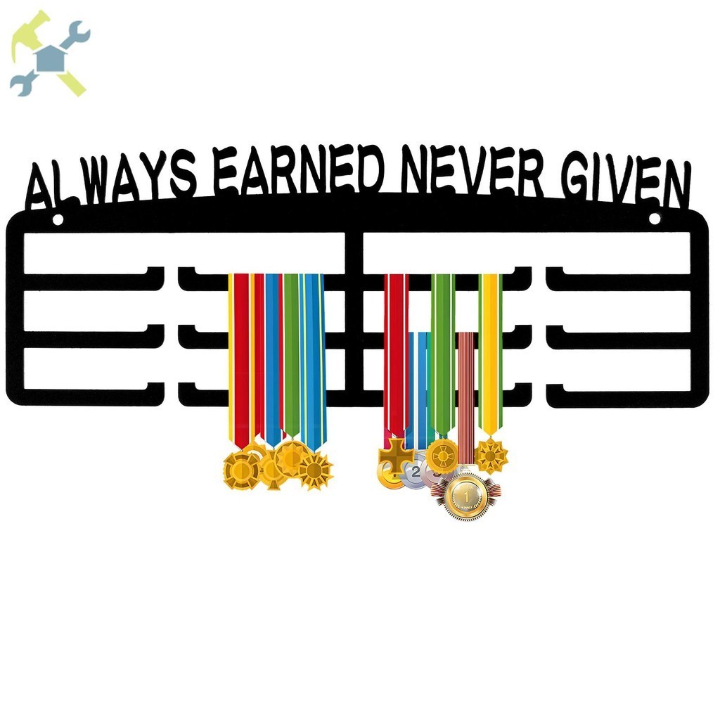 Medal Display Hanger Wall Mounted Iron Medal Display Rack Decorative ...