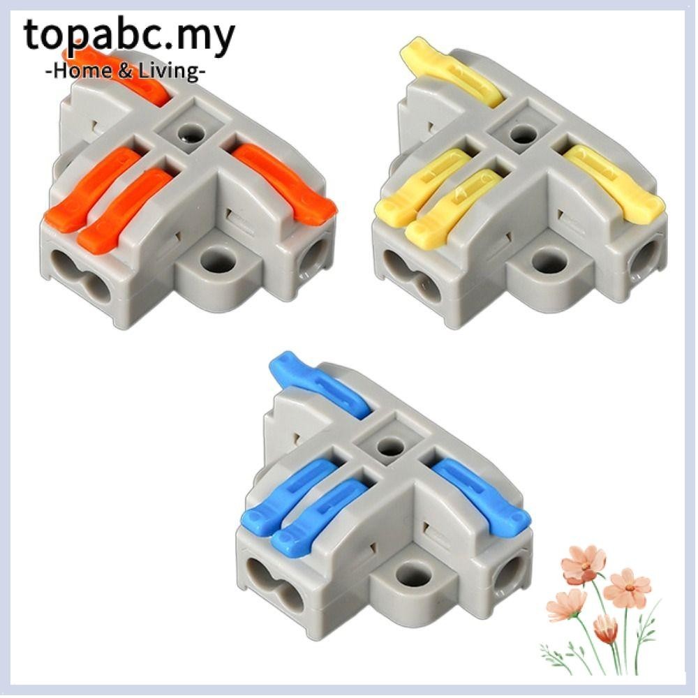 Topabc Quick Terminal Block Mini Universal Wire Connector Docking Compact Splice Electrical