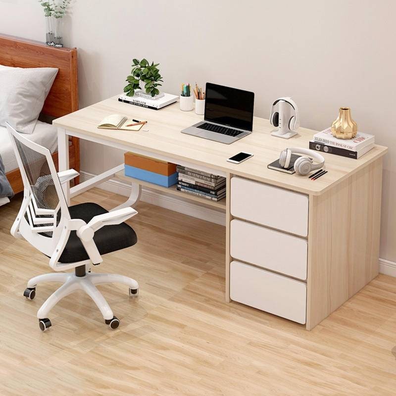 Computer Desk, Desktop, Modern and Minimalist Home Desk and Chair Set
