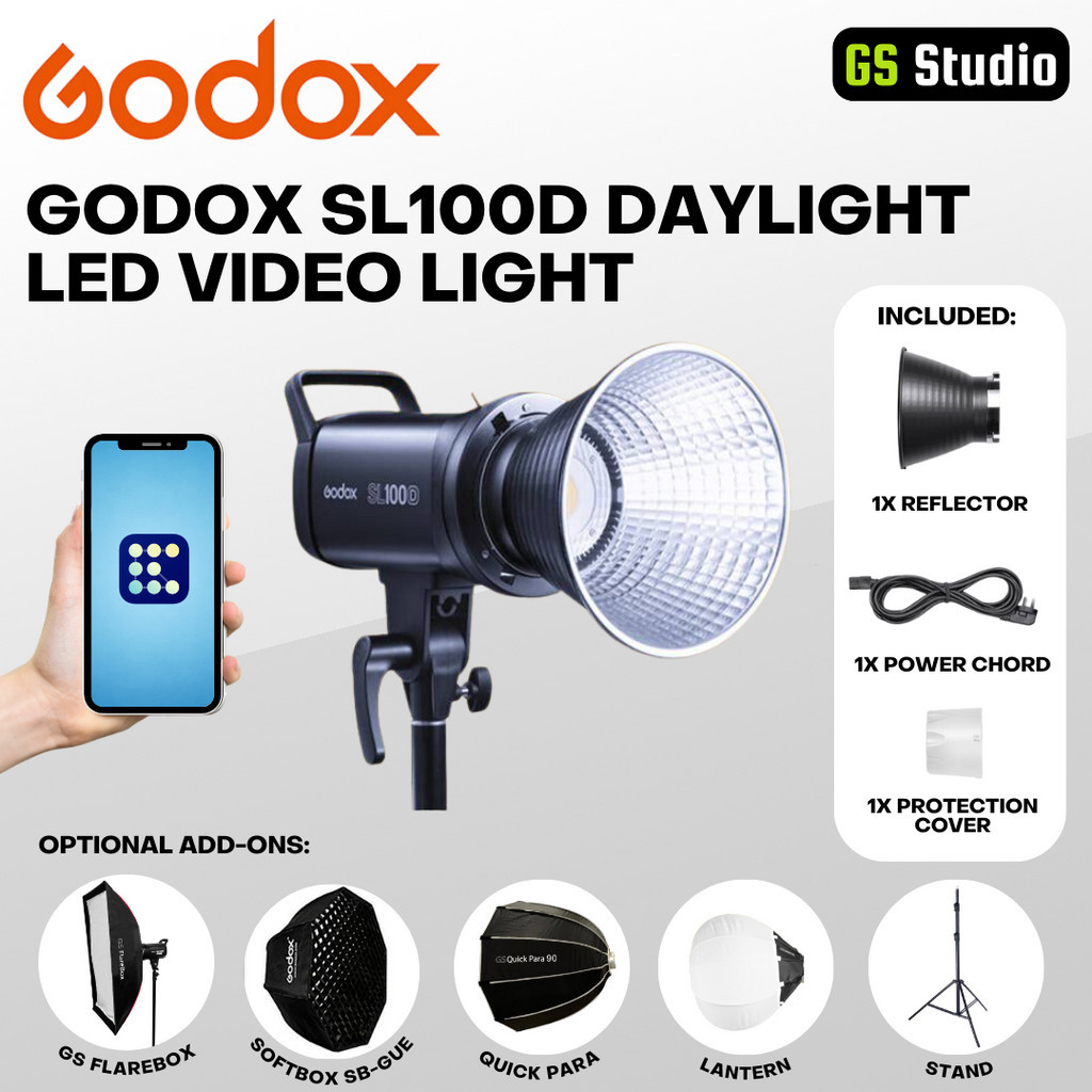 Godox SL100D SL100D SL100 SL100 Daylight LED Video Light SL100BI BI