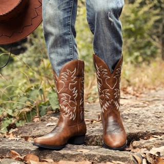 High heel cowboy boots mens clearance