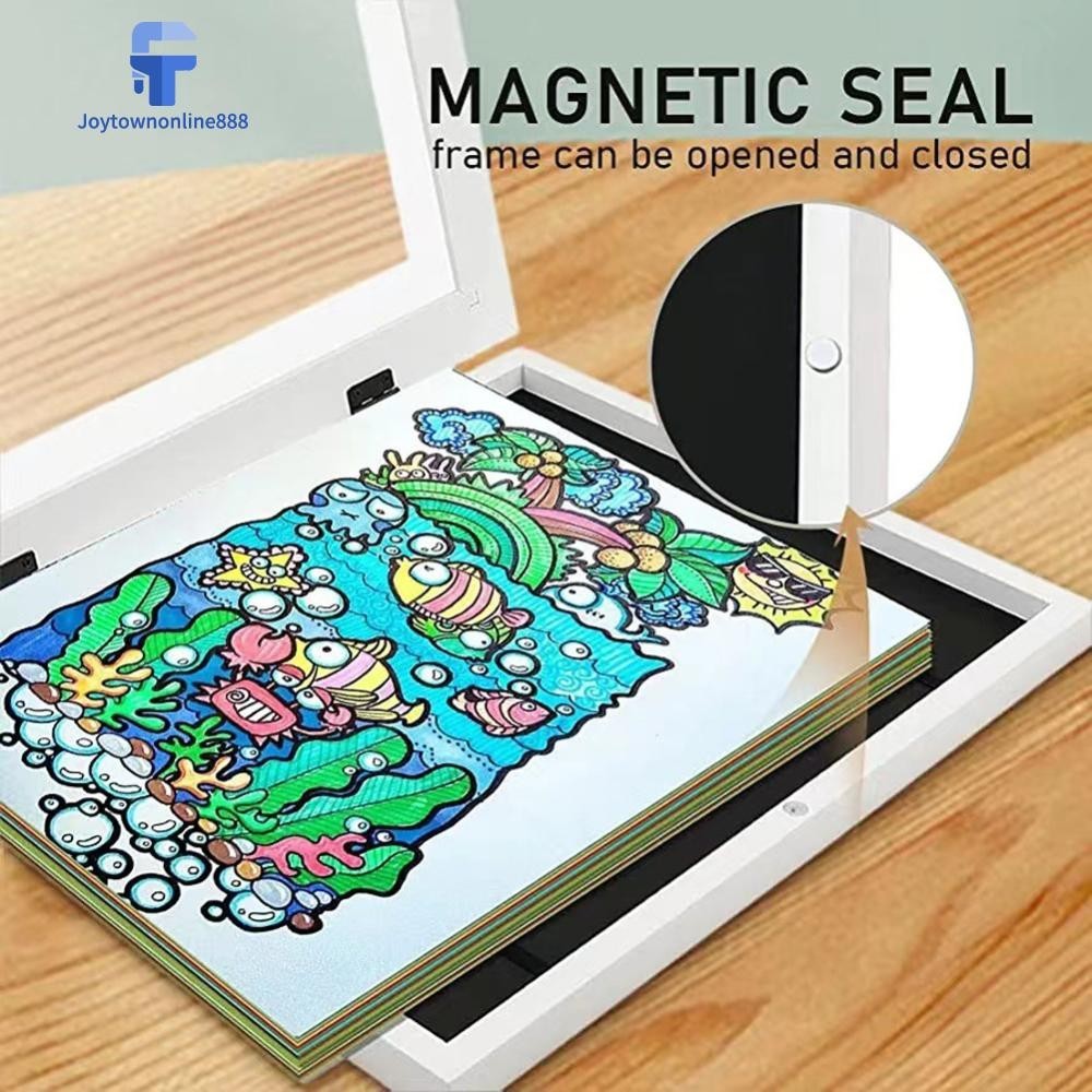 A6 Frame Easy Change 5.9x4.3 Inner Frame for Kids Drawings Artworks Art ...