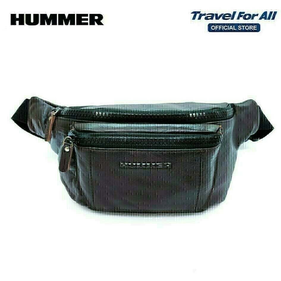 HUMMER Leather Waist Pouch 2 Colours Shopee Malaysia
