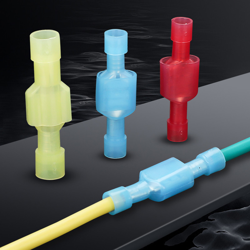 MDFN/FDFN NYLON Male Female Fully Insulated Crimp Terminal Spade joint ...