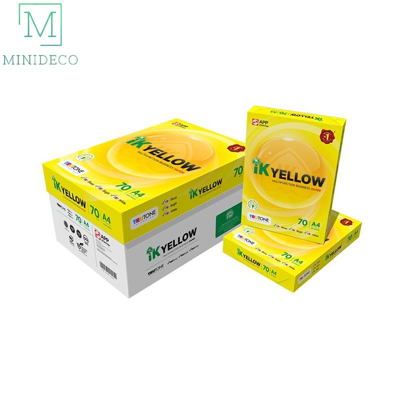 IK Yellow 70gsm A4 Paper (450 Sheets x 10 Ream) | Shopee Malaysia