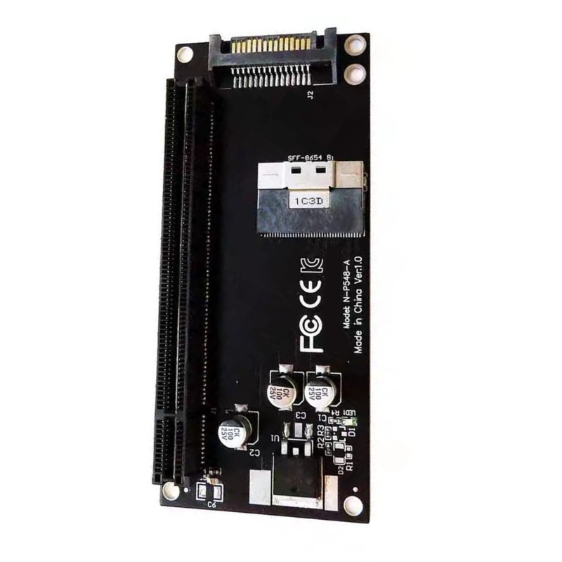 DOU Speed SFF-8654 8i to PCIe 3 0 x16 External Graphics Card Adapter ...