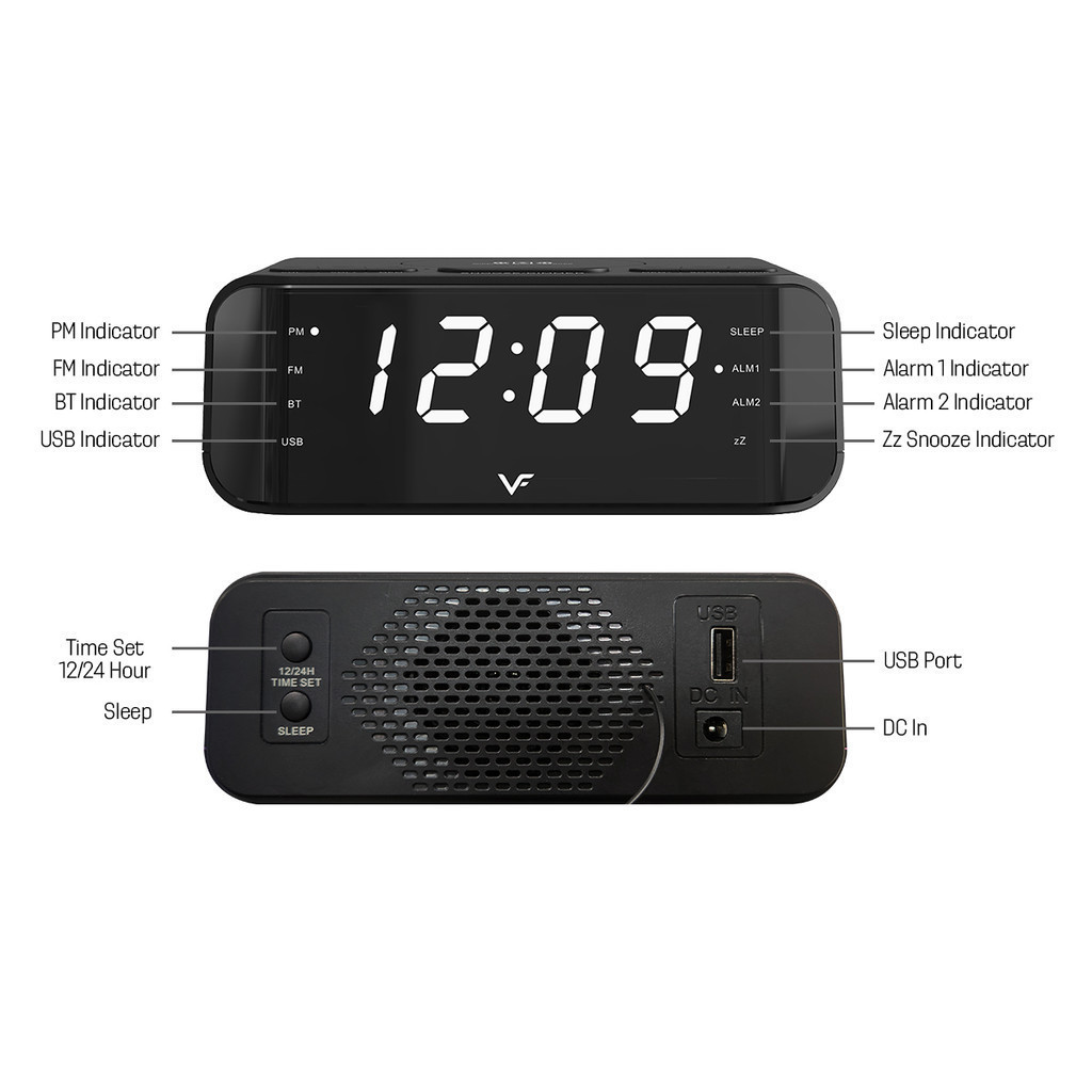 Vinnfier VF Neo Air 2C Wireless QuickCharger Bluetooth Speaker Dual