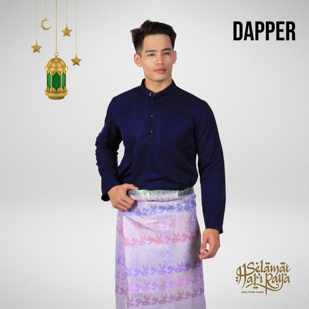 [Raya | One Size Fits All] Dapper | Light Purple Sampin Classic Raya ...