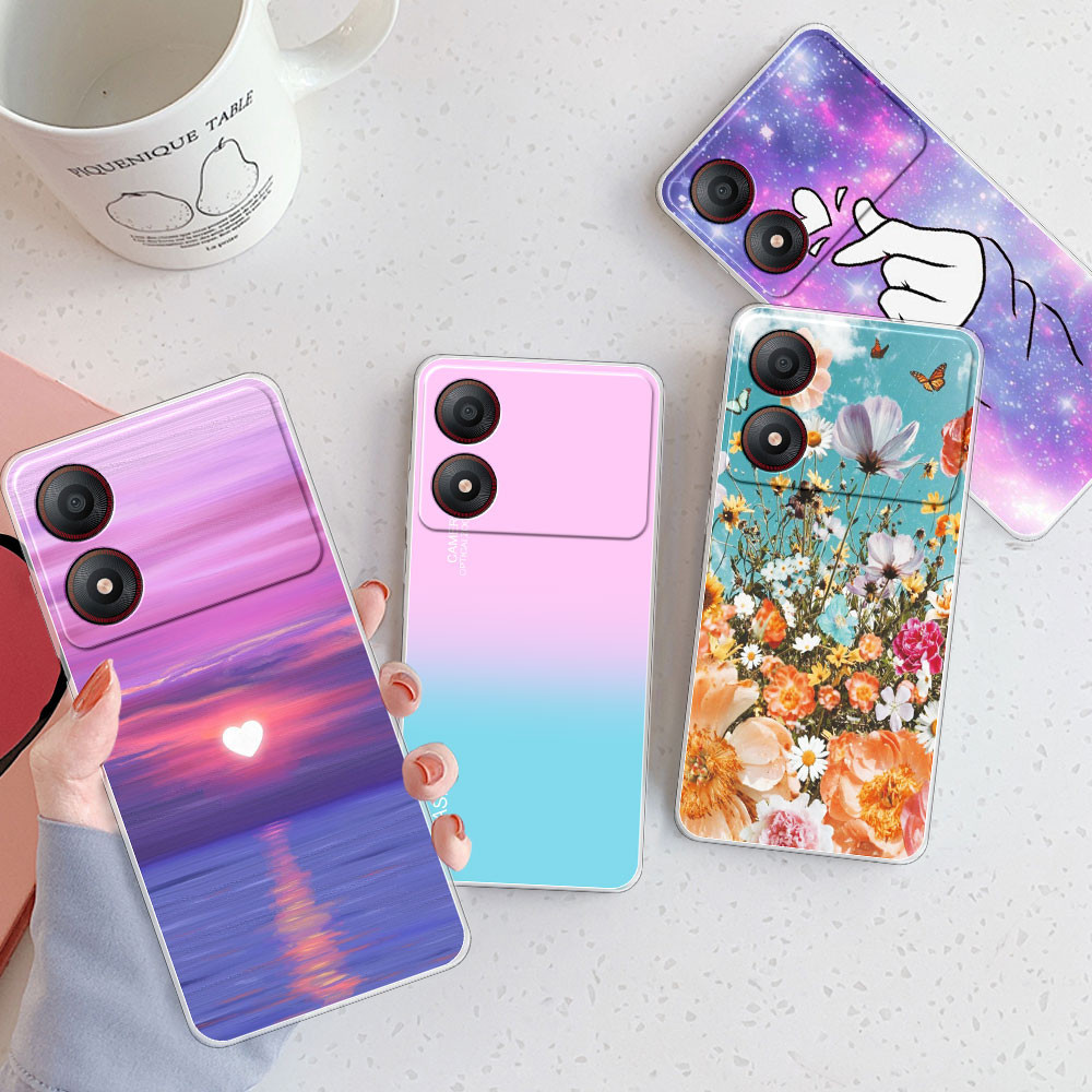 SEAHAI Case For ZTE Blade A54, Ultra Thin Soft Silicone Clear Back TPU - View #4