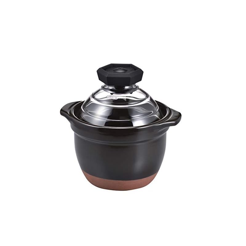 HARIO Glass rice cooker with 12 cups lid, made in Japan, GNR150B
