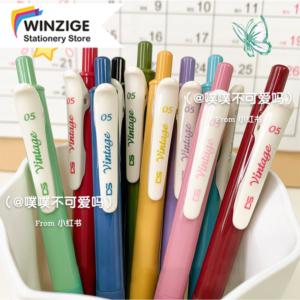 Winzige 20 Colors gel pens 0.5mm colorful pens aesthetic vintage color ...