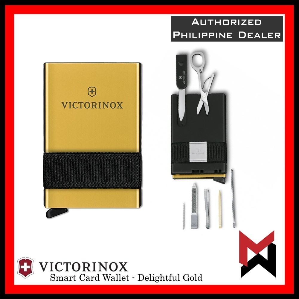 Victorinox Smart Card Wallet in Delightful Gold | Shopee Malaysia