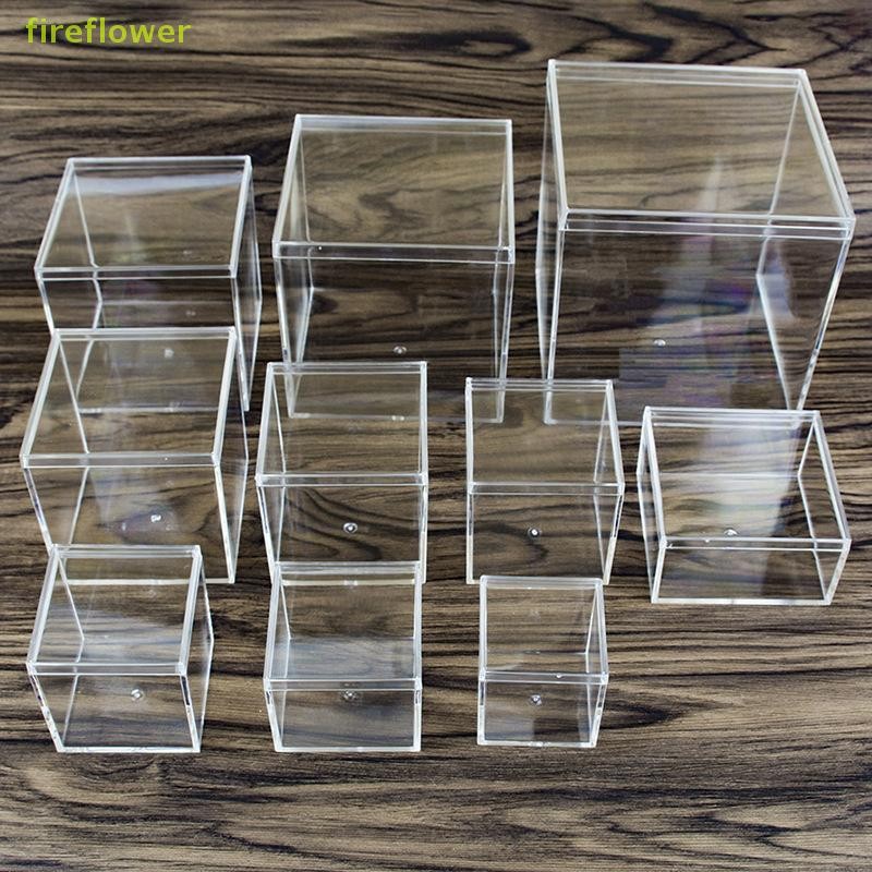 [fireflowerM] Square High Transparent Plastic Box Betta Breeding Box ...