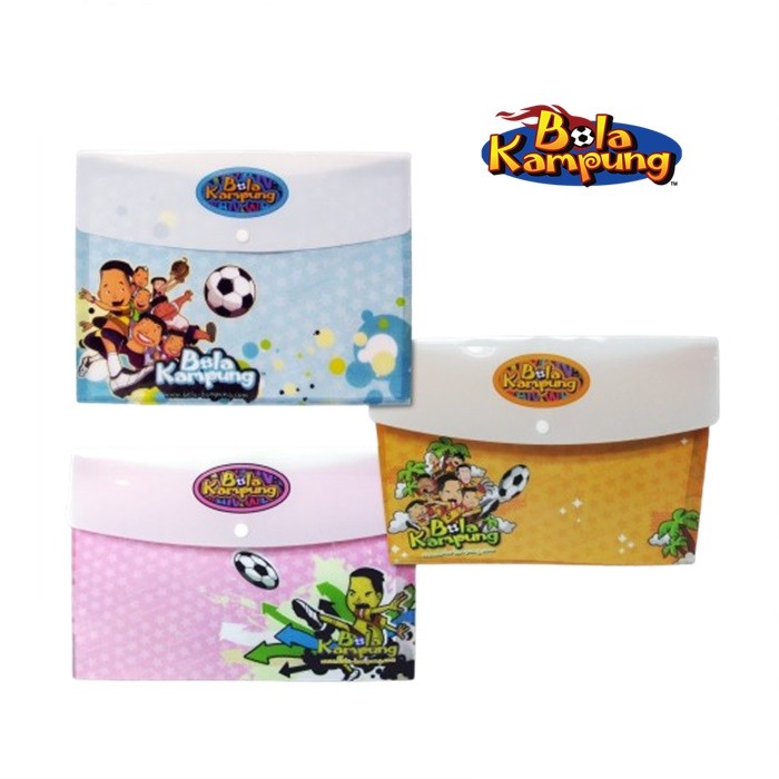 Bola Kampung A4 Button Document Organizer - Plastic File Folder PP l ...