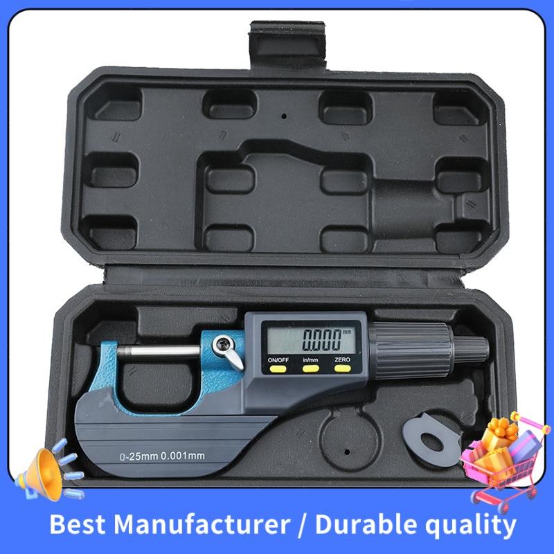 【NEW】Digital Micrometer, Professional Inch/Metric Measuring Tools 0 ...