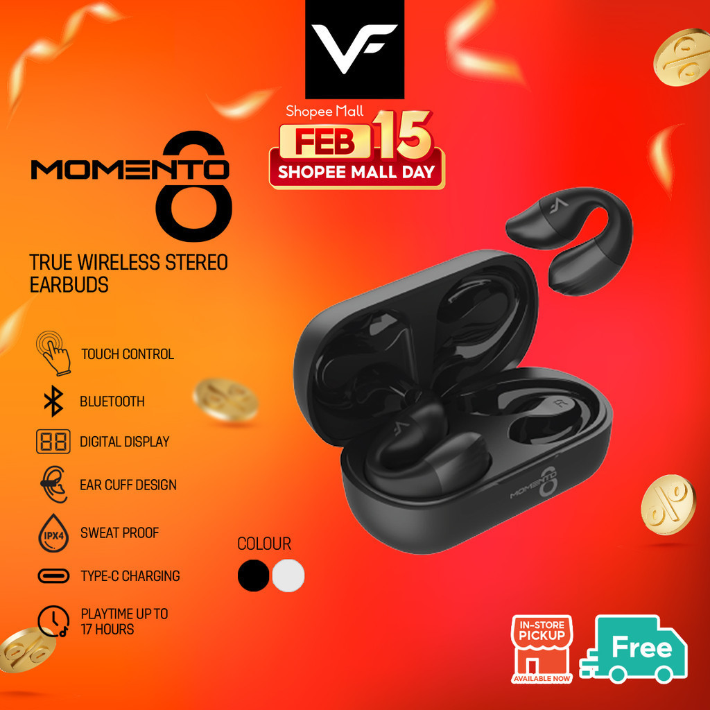 Vinnfier VF Momento 8 TWS Air Conduction Stereo Earbuds Bluetooth