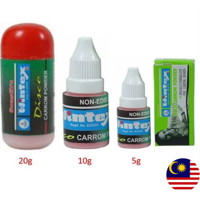WINTEX Disco Carrom Board Powder 5G,10G & 20G Sebuk Bedak Papan Karom ...