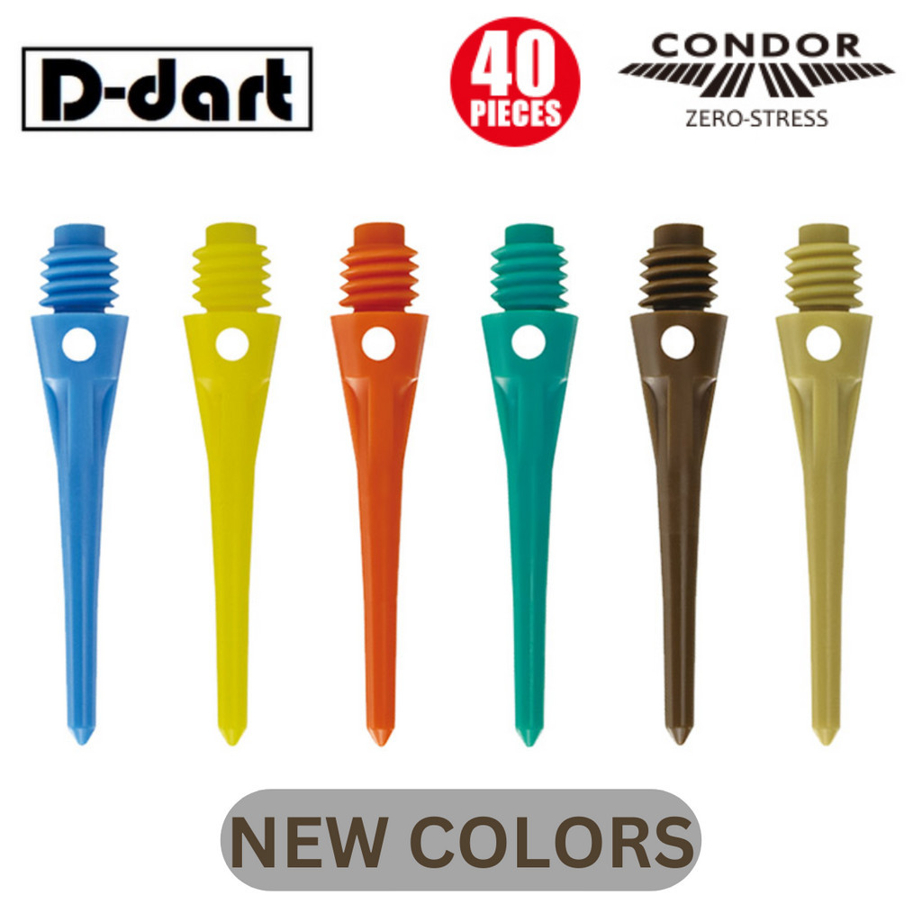 Condor Tip - (NEW COLORS) CONDOR Premium Soft Tip Point (2BA) | Shopee ...