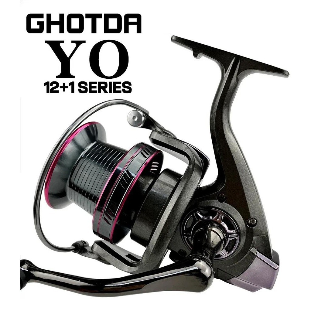 Angelrolle 12000/10000/9000 - Metall Spule Mit 30kg Max Drag Für Salz- Und Süßwasser