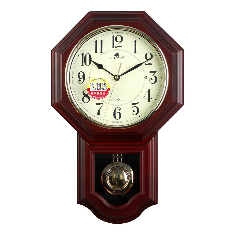 Gossip Wall Clock Living Room Feng Shui Town House Lucky Clock Chinese
