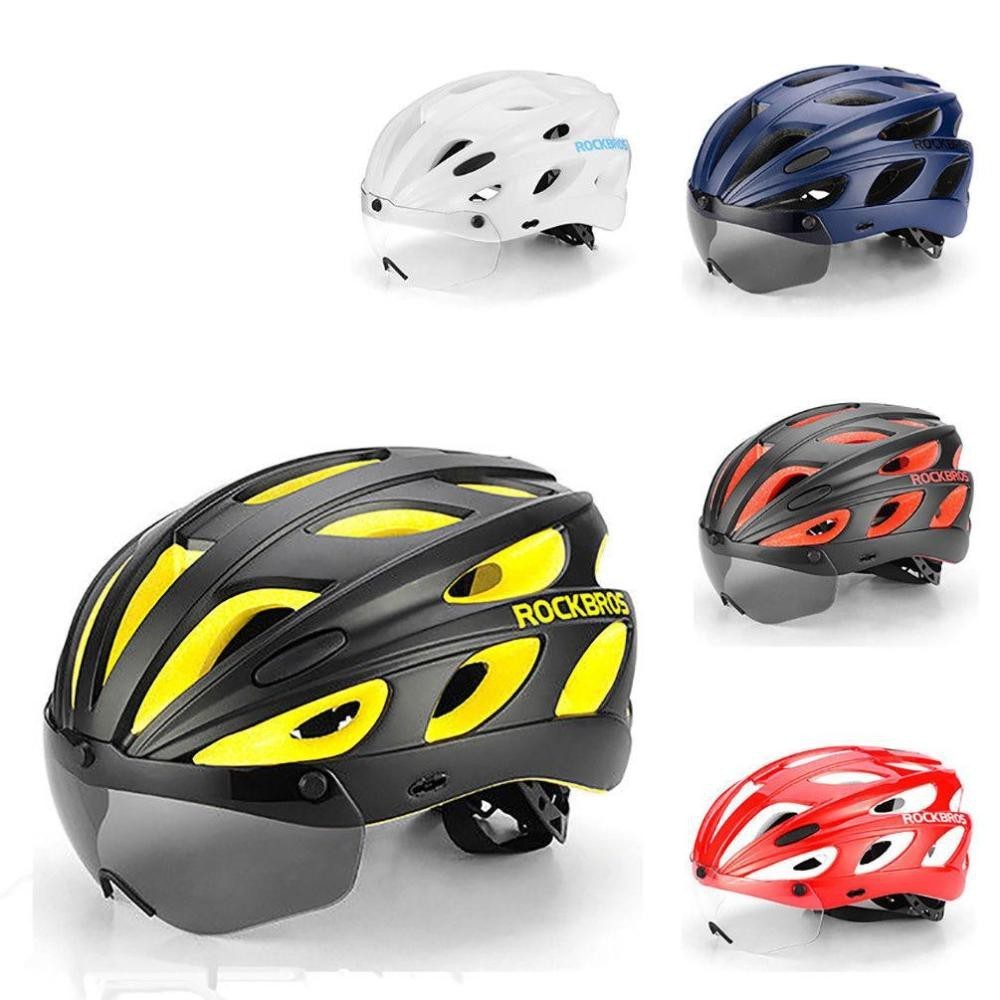 (WITH SUNGLASS VISOR) RockBros Cycling MTB Road Bike Helmet Bicycle ...