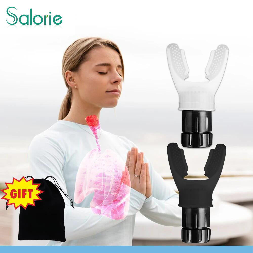 Salorie Breathing Exercise Device Respiratory Trainer Adjustable ...