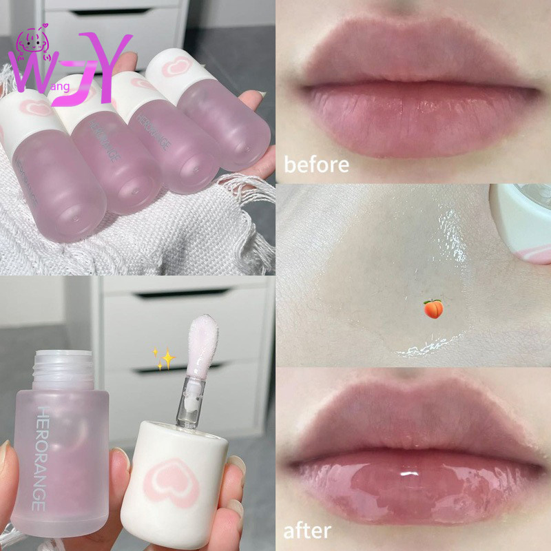 HERORANGE Lip Cream Soft Lips Fade Lip Lines Transparent Lip Oil ...