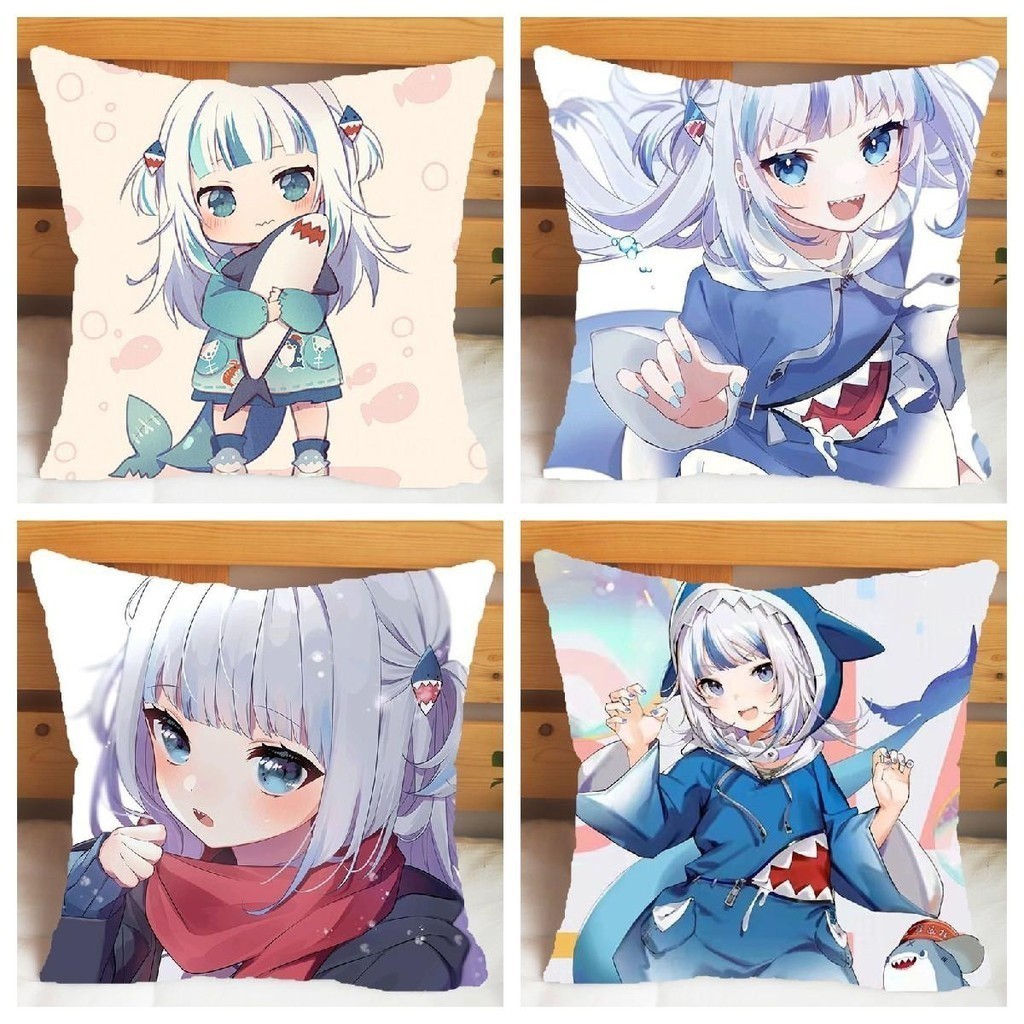 Sofa Cushion Gawr Gura Soft Pillow with Pillow Insert Lovely Girl ...