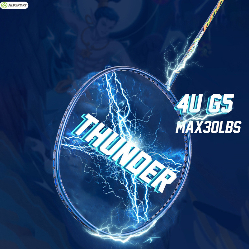 ALP Aluminum Carbon Badminton Racket LT Thunder Carbon Fiber Training ...