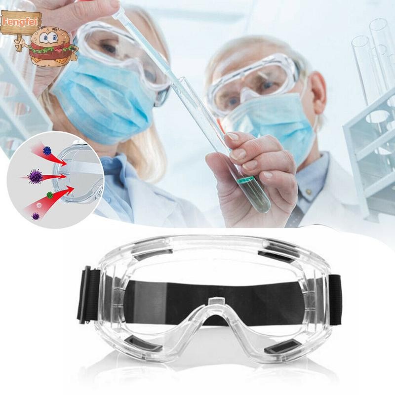 feng Medical Clear Protective Safety Glasses Eye Protection Anti-fog ...