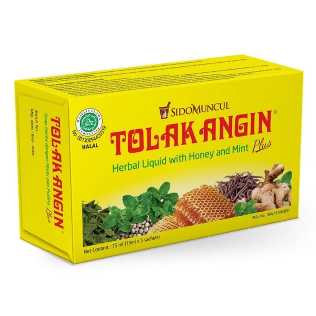 Tolak Angin Sirap Herba Dengan Madu Dan Pudina 15ml X 12 Sachet Shopee Malaysia 3603