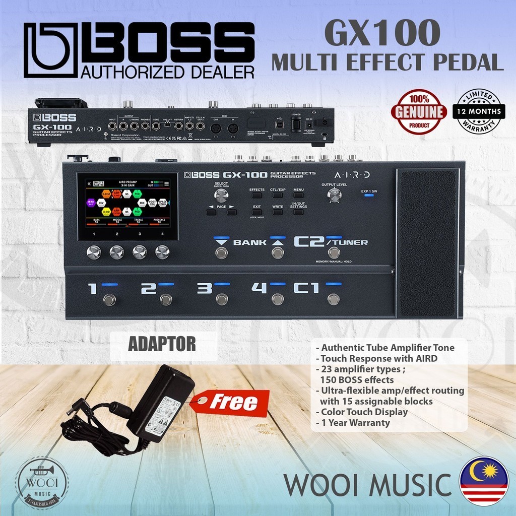 Boss GX100 Guitar Multi Effect Pedal GX100 Shopee Malaysia