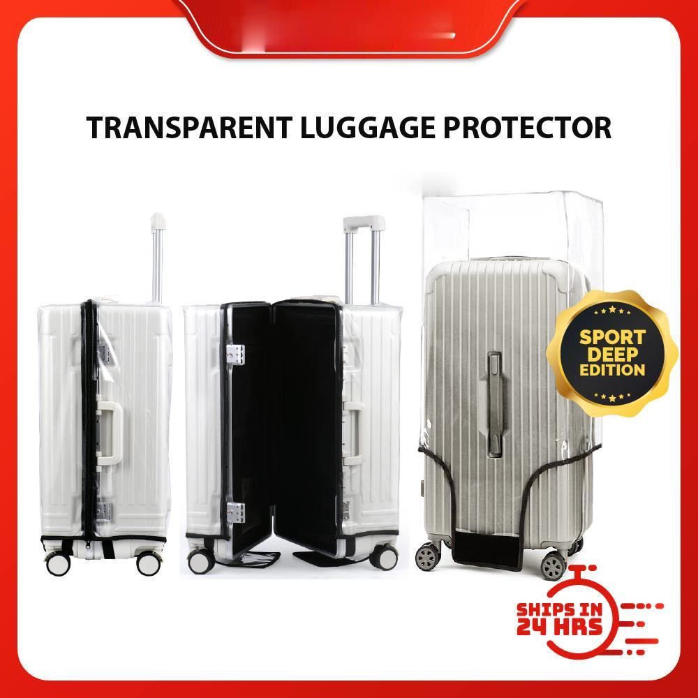 Cover Luggage Protector Transparent PVC Usable Travel Suitcase ...