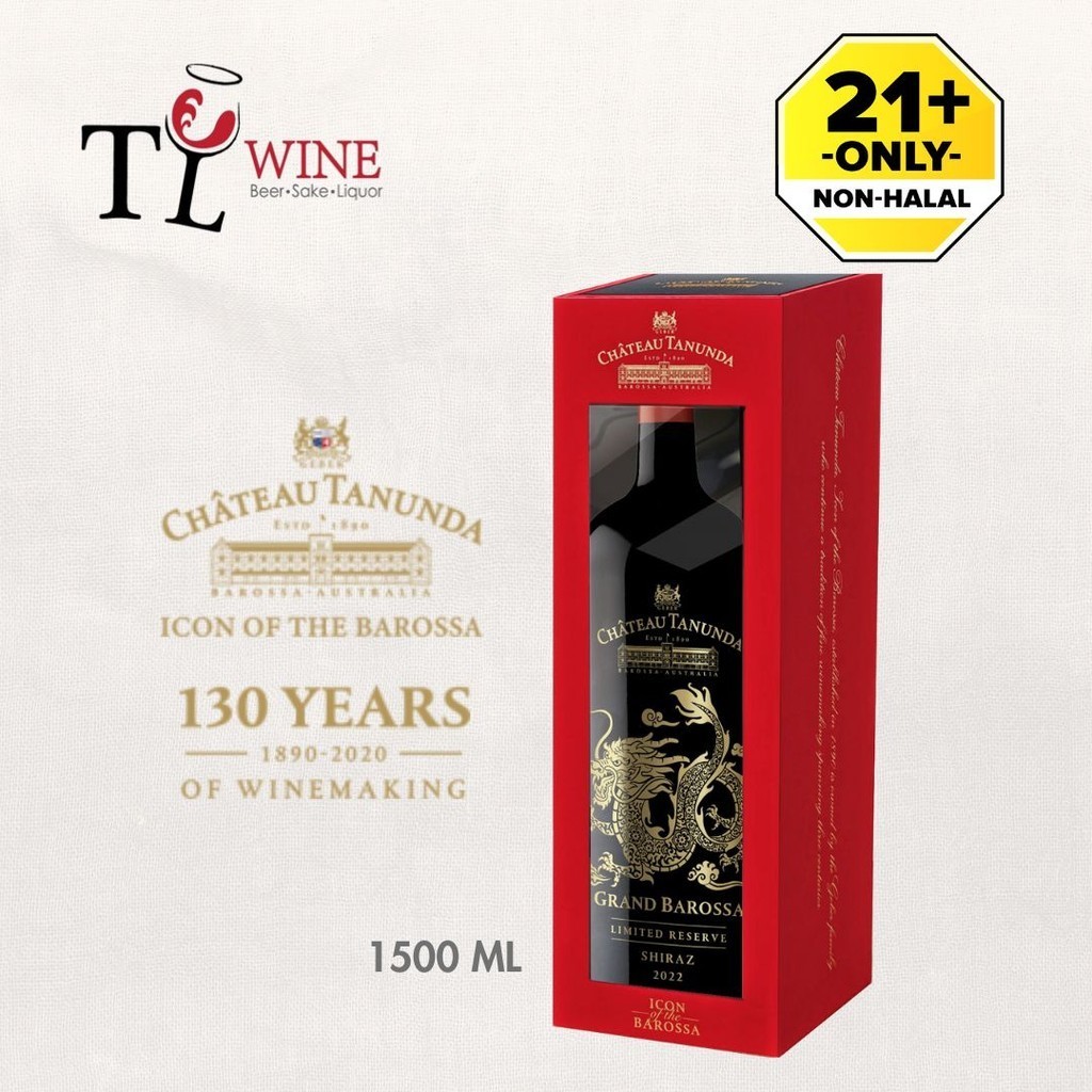 Chateau Tanunda Grand Barossa 1.5L Shiraz Limited Reserve 2022 Dragon ...