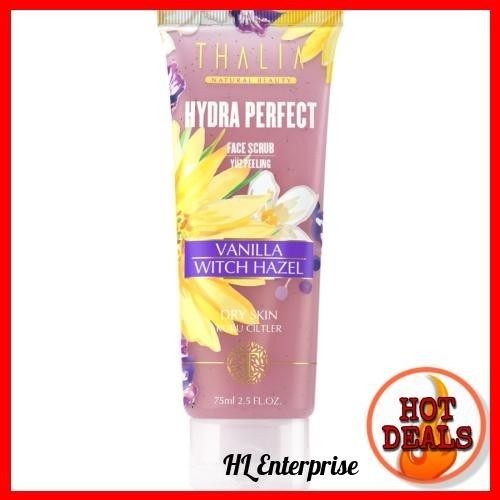 Thalia Vanilla & Witch Hazel Extract Facial Scrub Untuk Kulit Muka