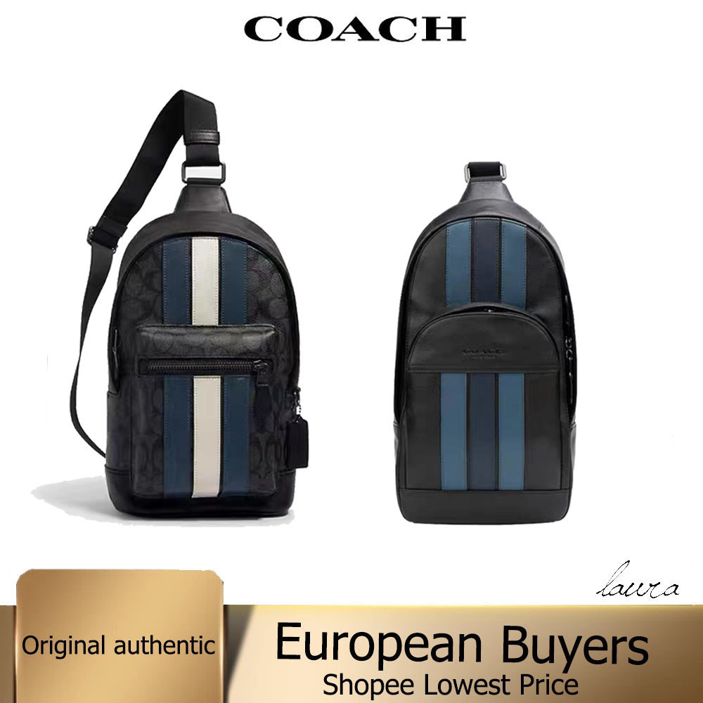 Coach for men chest bag crossbody bag C3229 size: 33*19*6cm | Shopee ...