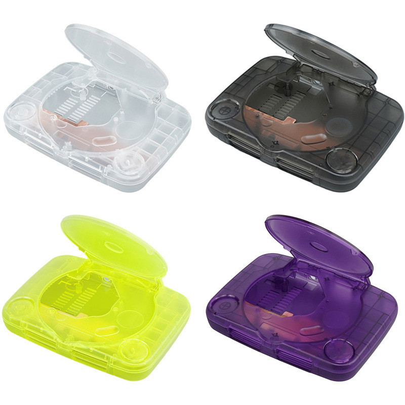Suitable for PS ONE replacement shell, transparent color game console ...