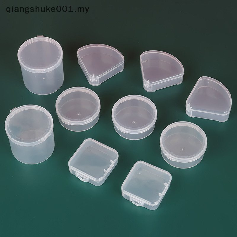 { MY Fashion } Plastic Box Case For Triangle/Round/Square Puff ...