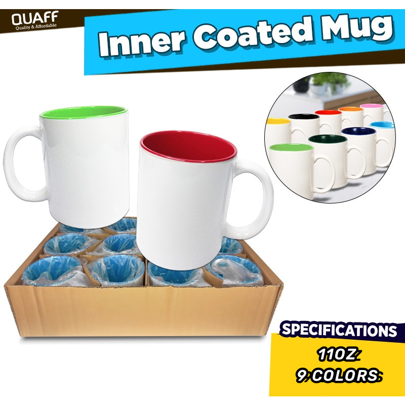 quaff sublimation coated inner color mug 11oz Mug Printing Gift Mug ...