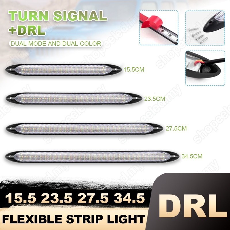 Perodua Myvi Facelift 12V LED Car Daytime Running Light DRL Start