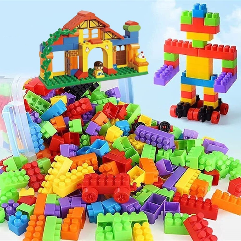 68 Pcs DIY Blocks Building Toy Pioneer Building Blocks Game For Kids ...