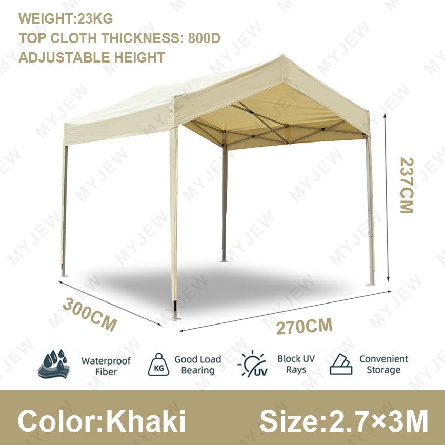 2.7x3M/2.7x4.5M Khemah Niaga Heavy Duty Folding Car Tent Outdoor ...