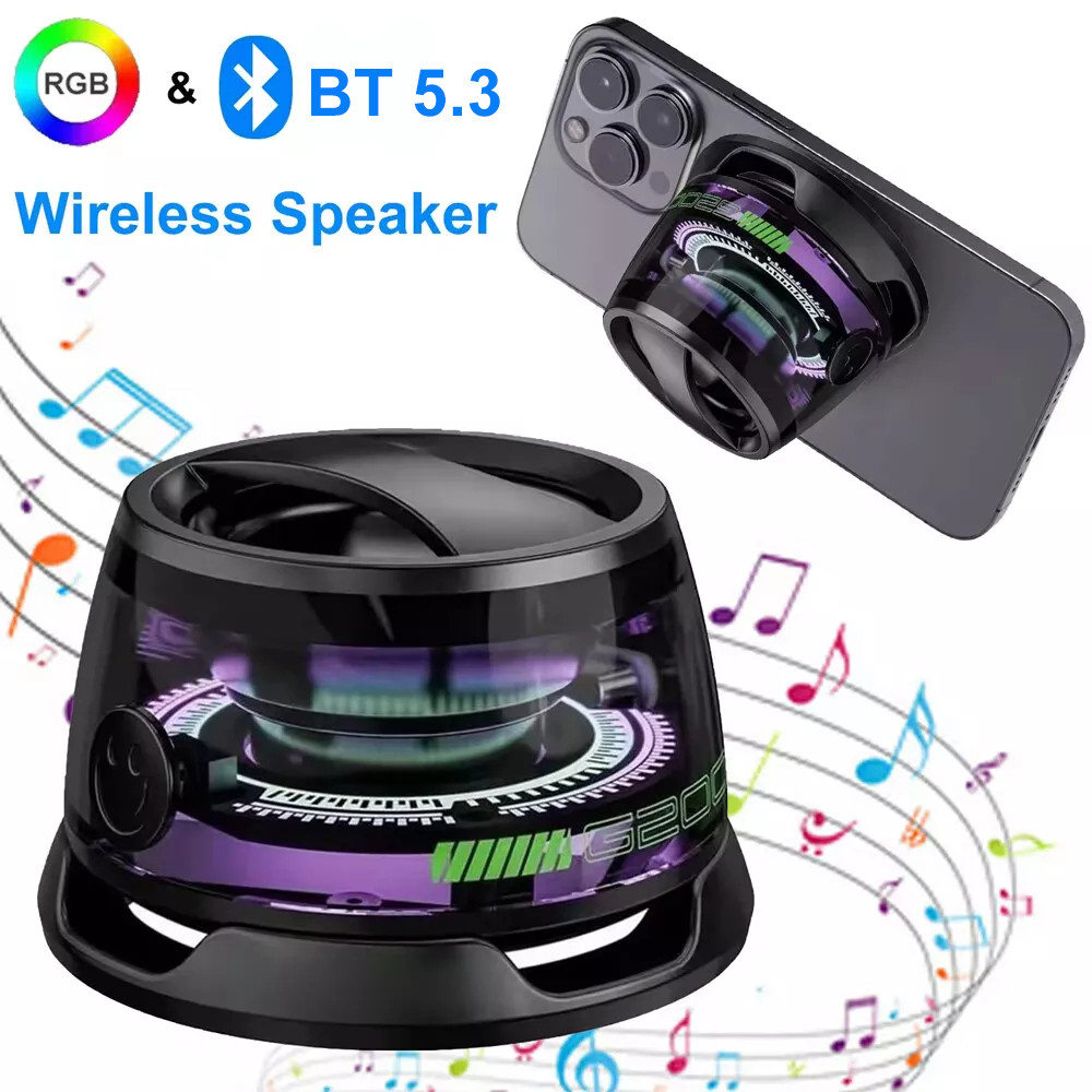 Outdoor Magnetic Bluetooth Speaker Wireless Portable Mini Travel Stereo ...