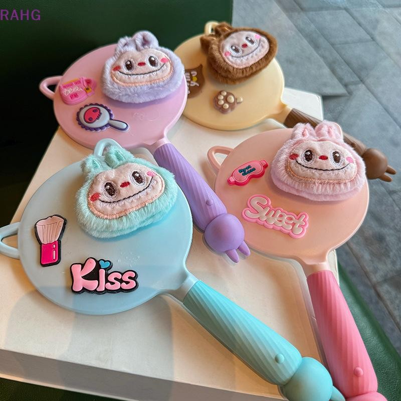 RAHG Handheld Makeup Mirror Cartoon Labubu Cute Korean Soft Girl Girl ...